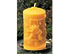Pillar candle with angel
